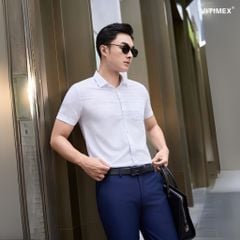 BST PTLL ÁO SƠ MI NGẮN TAY DÁNG ÔM VẠT BẰNG VITIMEX ASB 7820