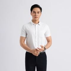 ÁO SƠ MI NGẮN TAY DÁNG ÔM VẠT BẰNG VITIMEX ASB 7820