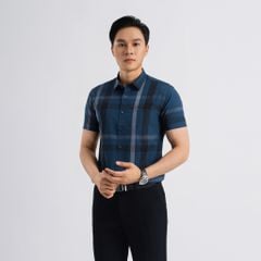 ÁO SƠ MI NGẮN TAY DÁNG ÔM VẠT BẰNG VITIMEX ASB 7859