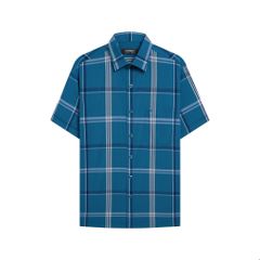 ÁO SƠ MI NGẮN TAY DÁNG ÔM VẠT BẰNG VITIMEX ASB 7861