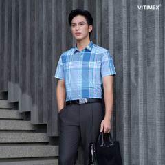 BST PTLL ÁO SƠ MI NGẮN TAY DÁNG ÔM VITIMEX ASC 4019