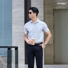 BST PTLL ÁO SƠ MI NGẮN TAY DÁNG ÔM VITIMEX ASC 4058