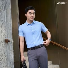 BST PTLL ÁO SƠ MI NGẮN TAY DÁNG ÔM VITIMEX ASC 7785