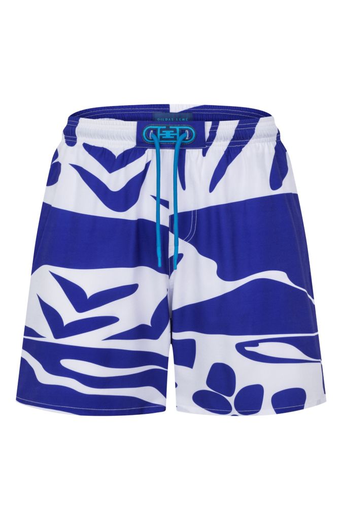 Set đồ đi biển nam Blue Stamp màu trắng