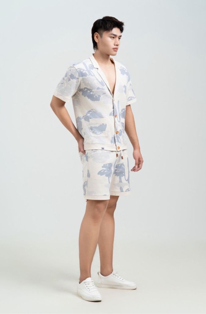 Quần short đi biển nam Pin Parasol
