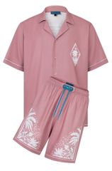 Set đồ đi biển nam Pink Paradise màu hồng