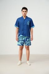 Set đồ đi biển nam Blue Stamp màu xanh navy