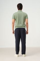 Quần dài nam Linen dáng Regular màu xanh navy
