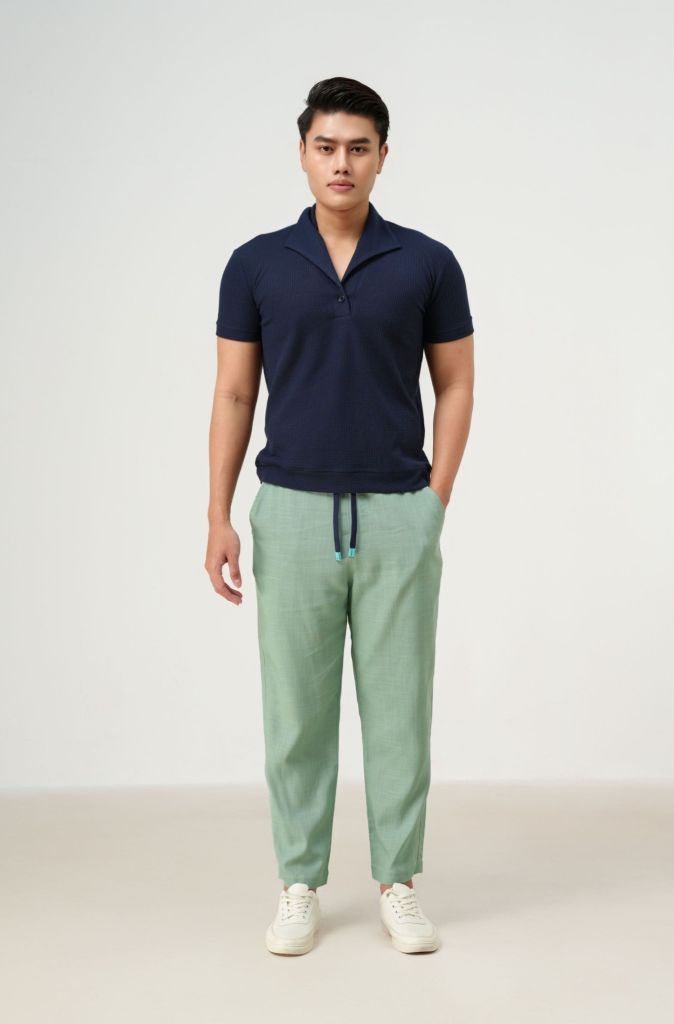 Áo polo nam Palma xanh navy