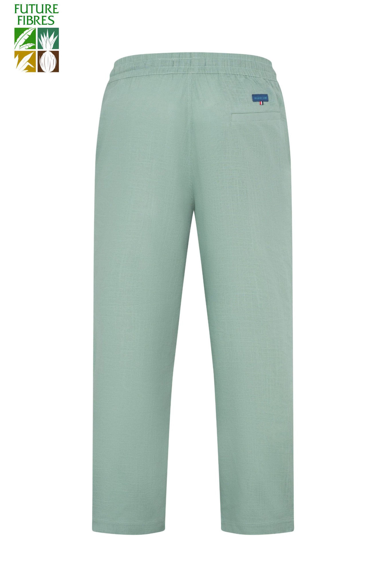 Quần dài nam Linen dáng Regular màu xanh mint