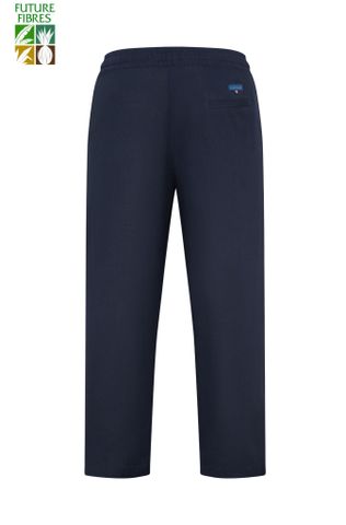 Quần dài nam Linen dáng Regular màu xanh navy