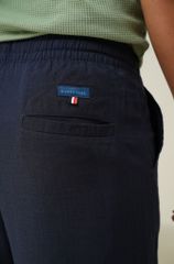 Quần dài nam Linen dáng Regular màu xanh navy
