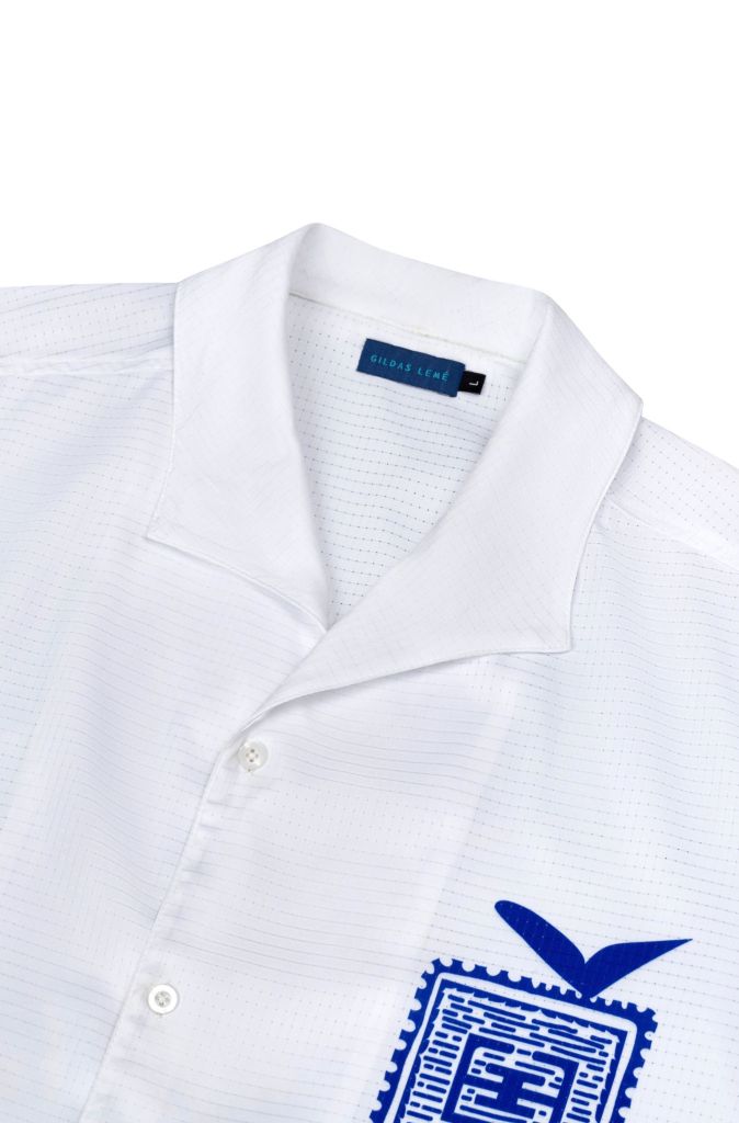 Set đồ đi biển nam Blue Stamp màu trắng
