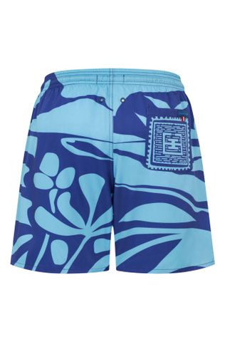 Quần short đi biển nam Blue Stamp màu xanh navy