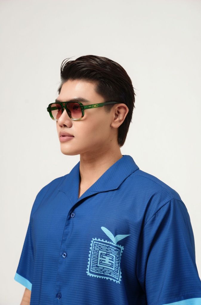 Kính mát nam chất liệu Acetate