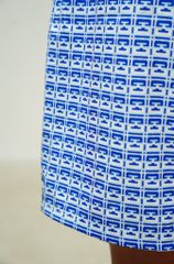 Quần bơi nam Monogram màu xanh hồ bơi