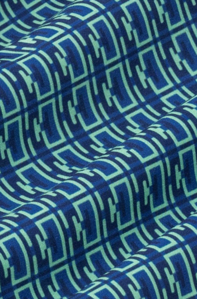 Quần bơi nam Monogram màu xanh biển sâu