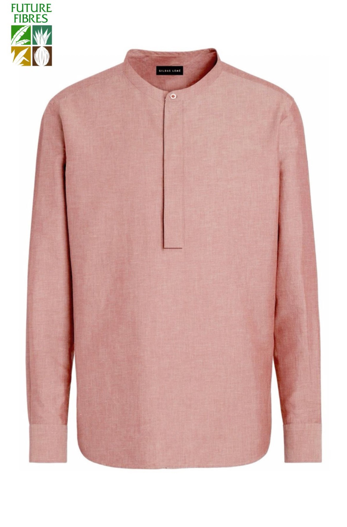 Áo sơ mi nam Tết dài tay cổ tàu Linen