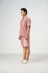 Set đồ đi biển nam Pink Paradise màu hồng