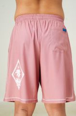 Quần short đi biển nam Pink Paradise màu hồng