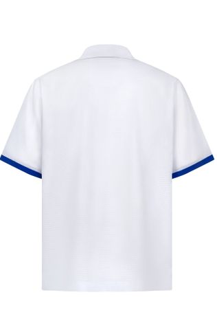 Áo sơ mi nam đi biển Blue Stamp màu trắng