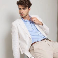 Áo Sơ Mi Cotton Nam Tay Dài Kẻ Sọc Riviera Form Regular