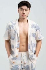Áo Sơ Mi Nam Đi Biển Pin Parasol