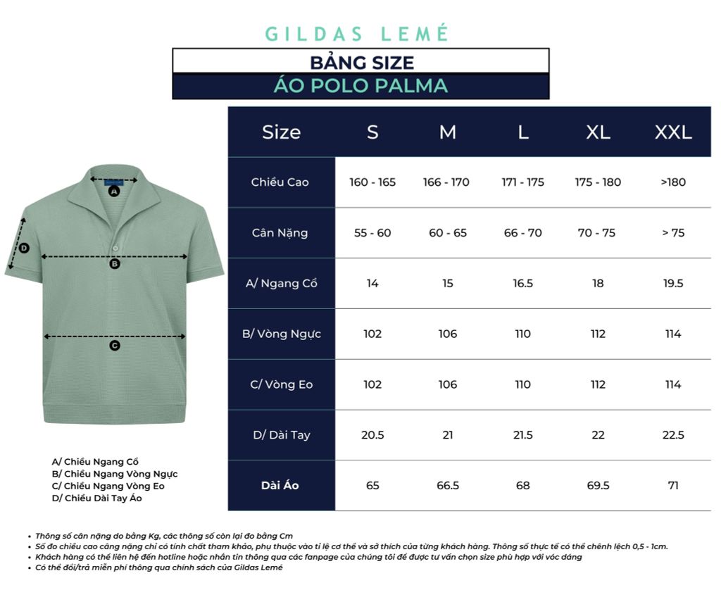 Áo Polo Nam Palma Xanh Navy