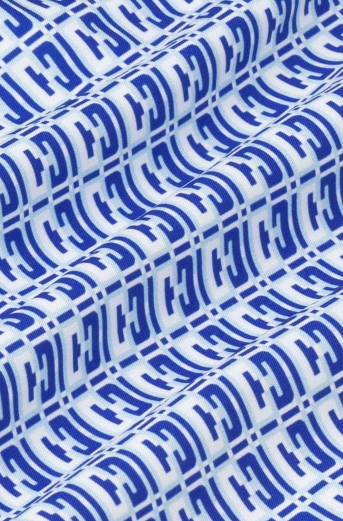 Quần Bơi Nam Monogram Xanh Hồ Bơi