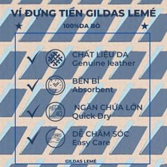 Ví Da Nam Đựng Tiền Thanh Lịch Gildas Lemé