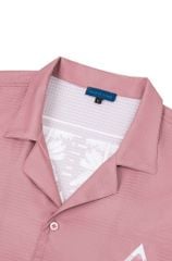 Áo Sơ Mi Nam Đi Biển Pink Paradise Màu Hồng