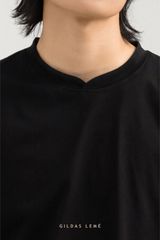 Áo Thun Nam Cotton Lạnh Cổ Mandarin