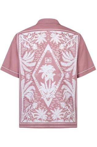 Áo Sơ Mi Nam Đi Biển Pink Paradise Màu Hồng