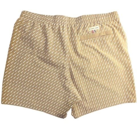 Quần Bơi Polyester Nam Trượt Nước Accent Beige Form Regular