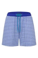 Quần Bơi Nam Monogram Xanh Hồ Bơi