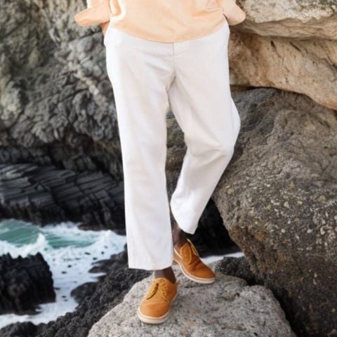 Quần Kaki Nam Ống Suông Chino Form Loose Fit