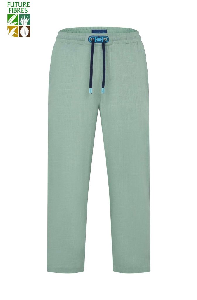 Quần Dài Nam Linen Xanh Mint