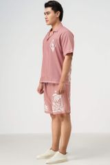 Quần Short Đi Biển Nam Pink Paradise Hồng