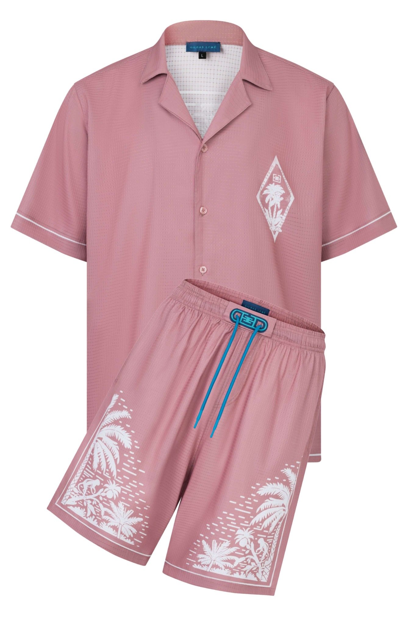Set Đồ Đi Biển Nam Pink Paradise Hồng