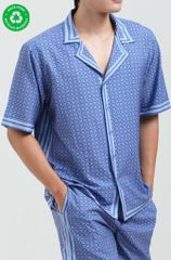 Áo Sơ Mi Nam Đi Biển Monogram