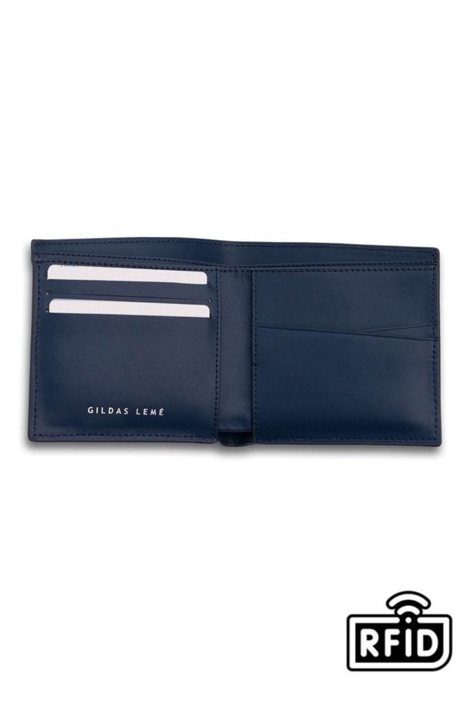 Ví Da Gập Đôi Gildas Lemé RFID