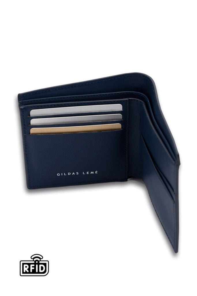 Ví Da Gập Đôi Gildas Lemé RFID