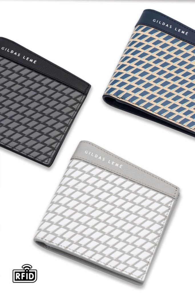 Ví Da Gập Đôi Gildas Lemé RFID