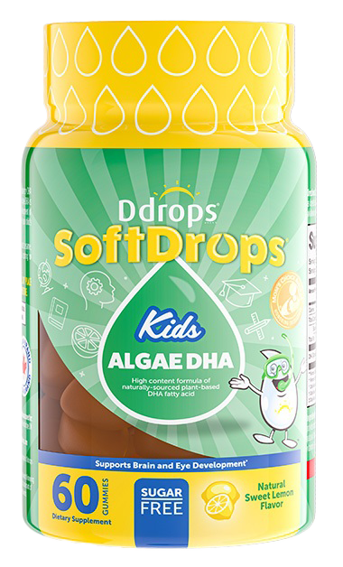  Ddrops SoftDrops Kids ALGAE DHA 