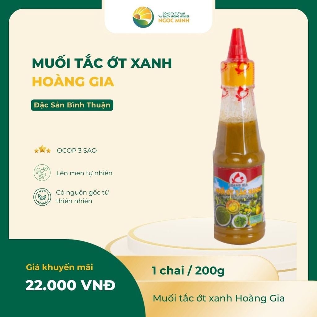  Muối tắc ớt xanh 
Green chili kumquat salt 