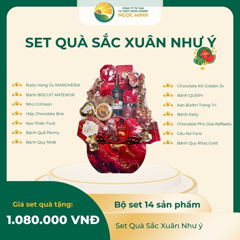  sét quà  sắc xuân như ý 