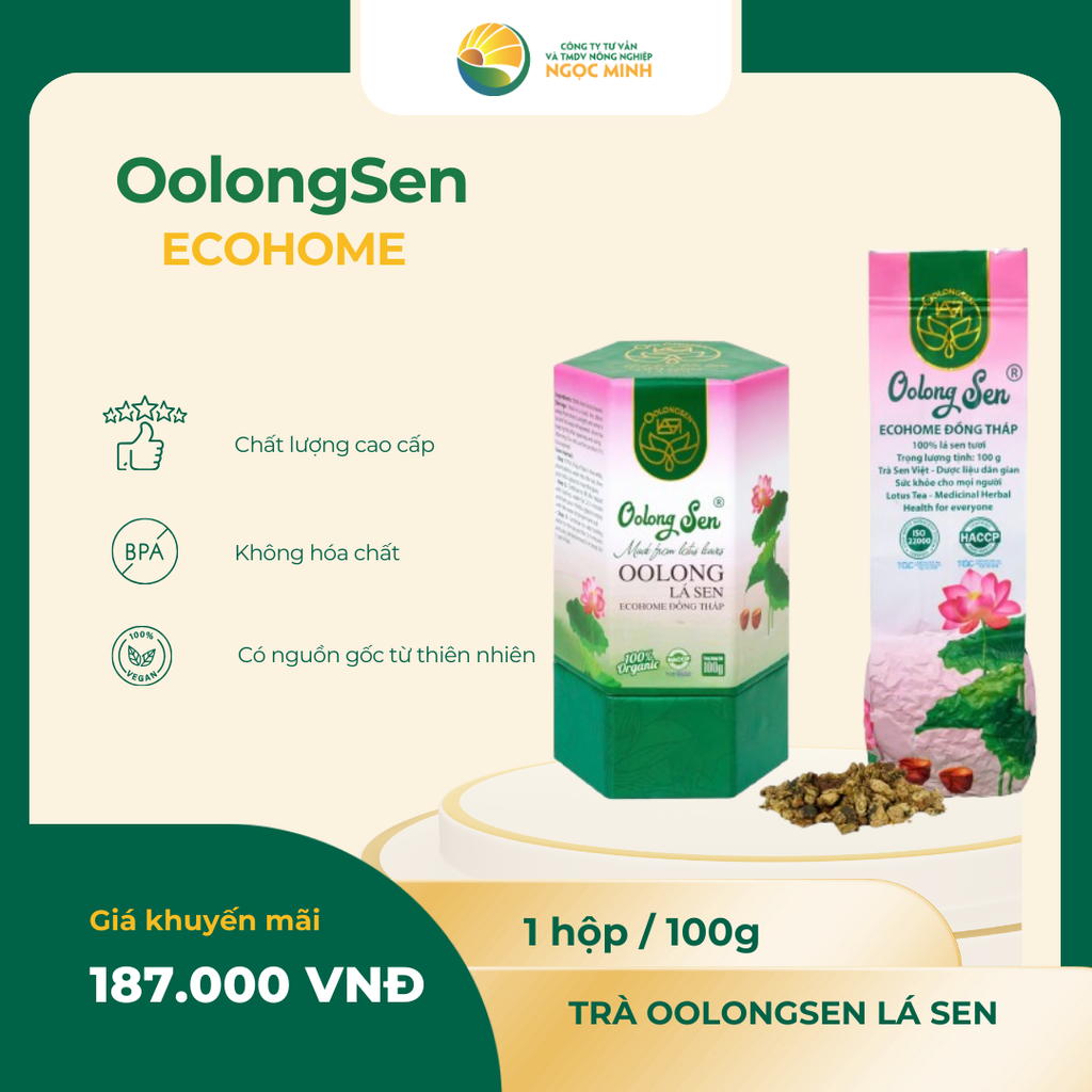  Trà OolongSen (hộp 100g) 
