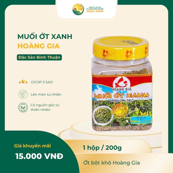  Muối ớt xanh 200g Green chili salt 