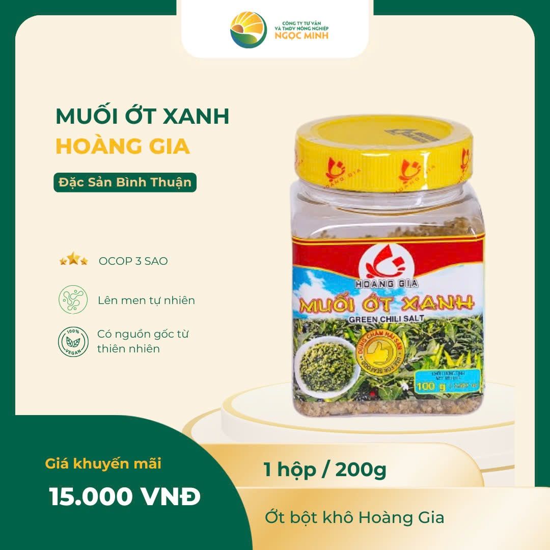  Muối ớt xanh 200g Green chili salt 