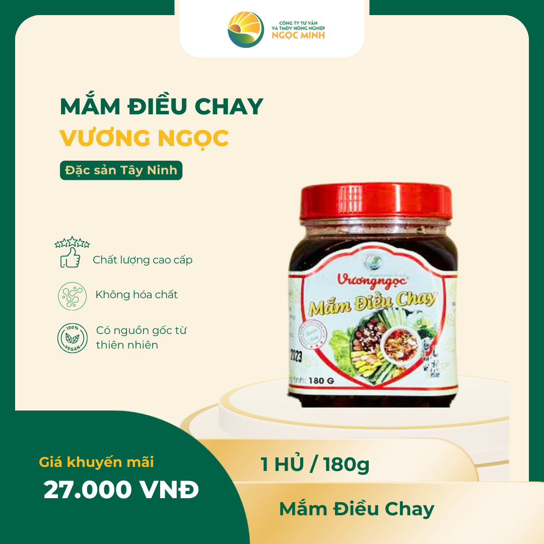  Mắm điều chay 180g 